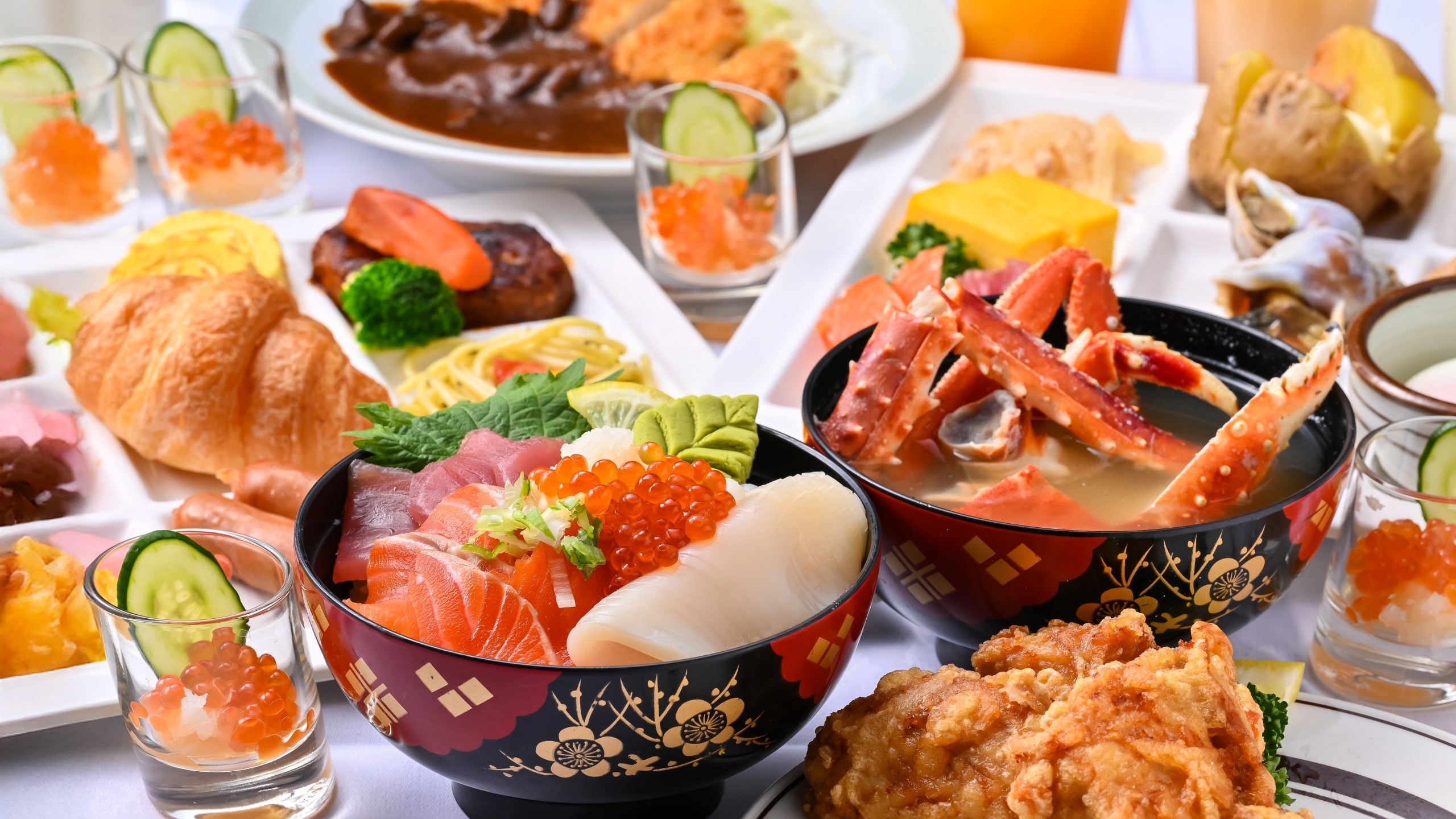 朝食ビュッフェ